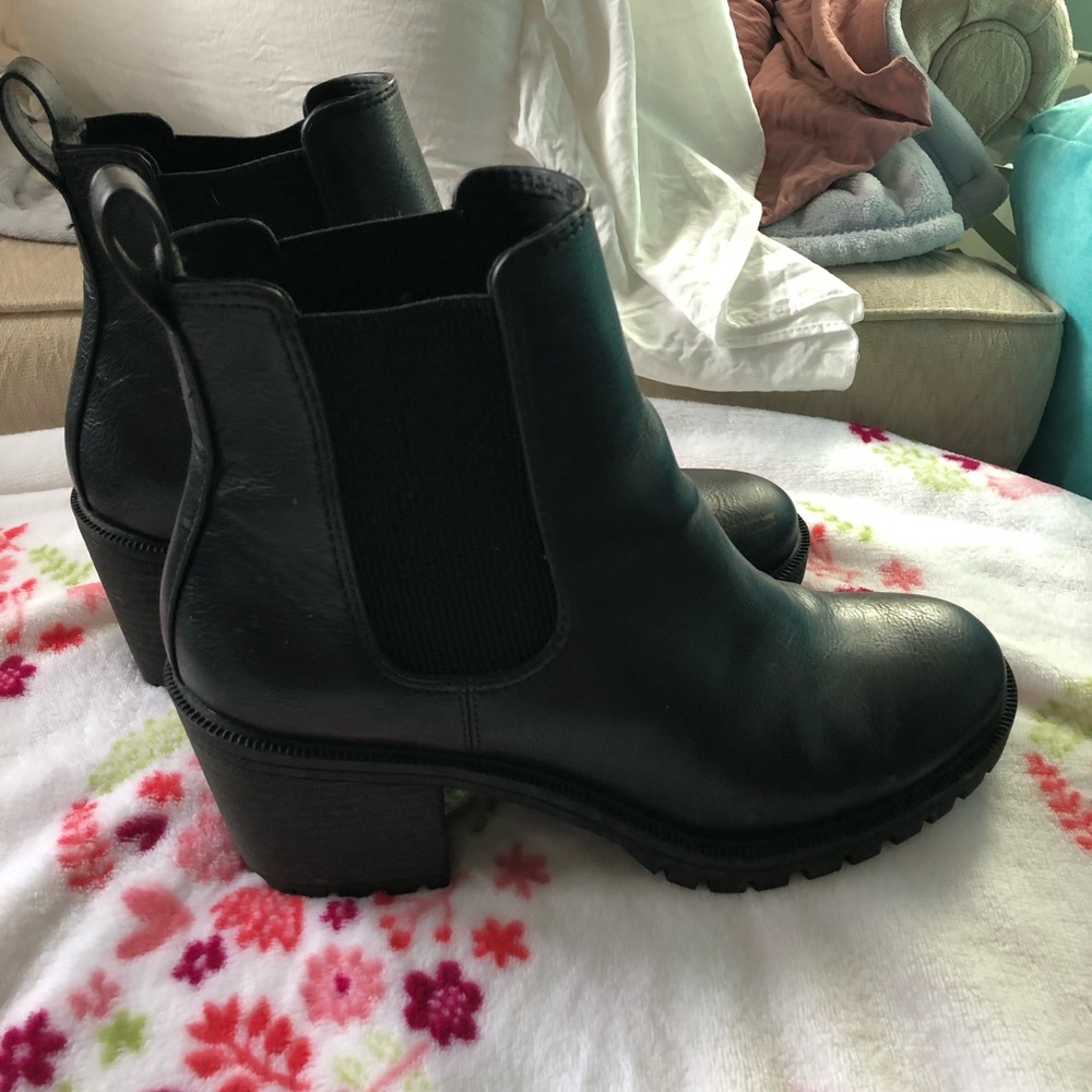 H&M black booties